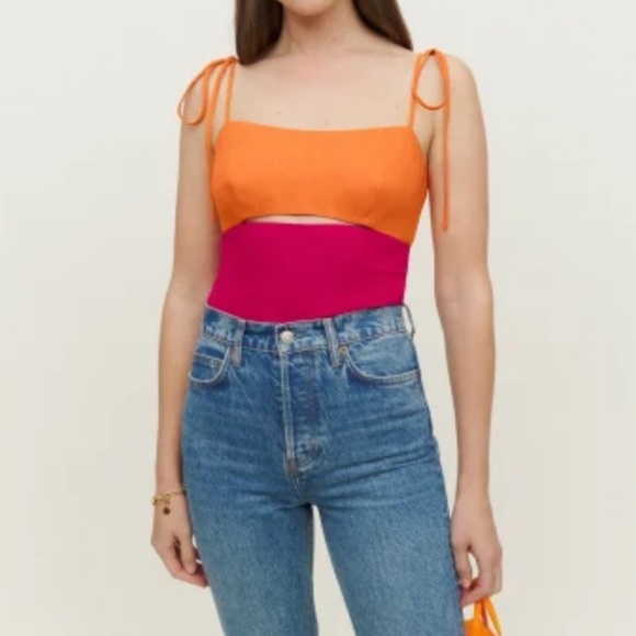 Reformation Tops - Reformation Herri Top Linen